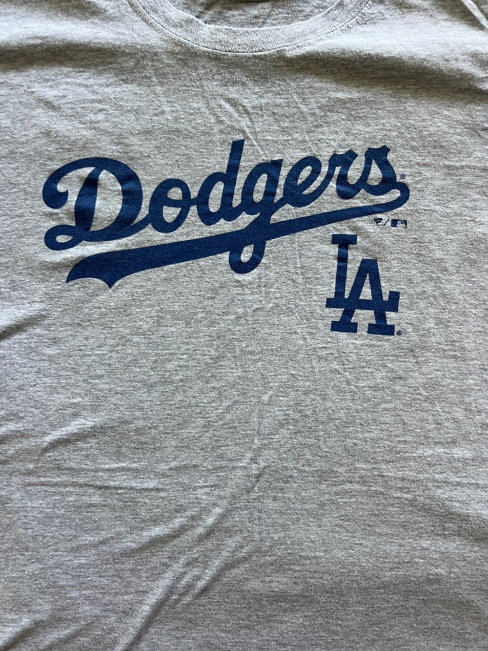 Los Angeles Dodgers Gray Short Sleeve T-Shirt